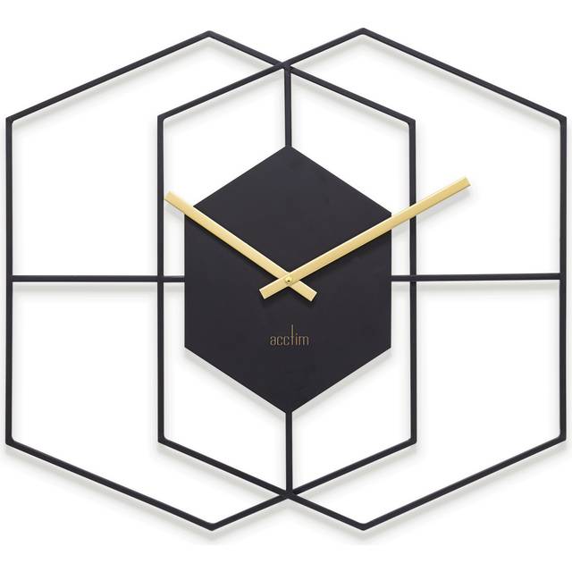 Acctim Addison Metal Analogue Quartz Wall Clock, 55cm