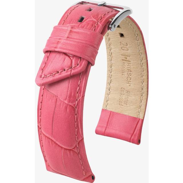 HIRSCH Princess 18mm Medium Pink Leather Watch Strap 02628125-2-18