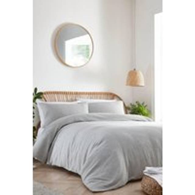 Grey Modern & Contemporary Piece Duvet Cover Set (Double - 2 Standard Pillowcases)