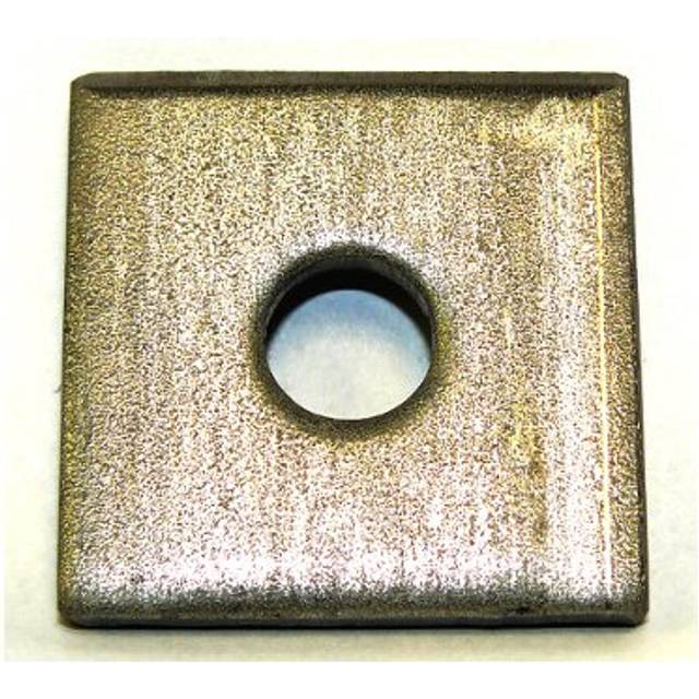 Single Hole Plate / Washer T316 Stainless Steel 50x50x6 mm - 12 mm hole