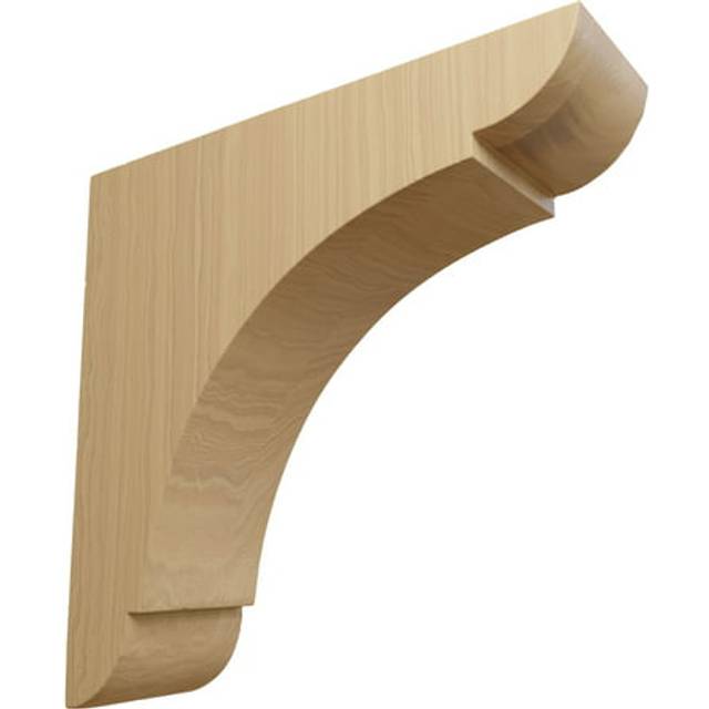 "Ekena Millwork BKTW01X06X06OLCH-CASE-6 Small Olympic Wood Wood Brackets  1 3/4""""""""W x 6""""""""D x 6""""""""H (6-Pack)  Cherry"