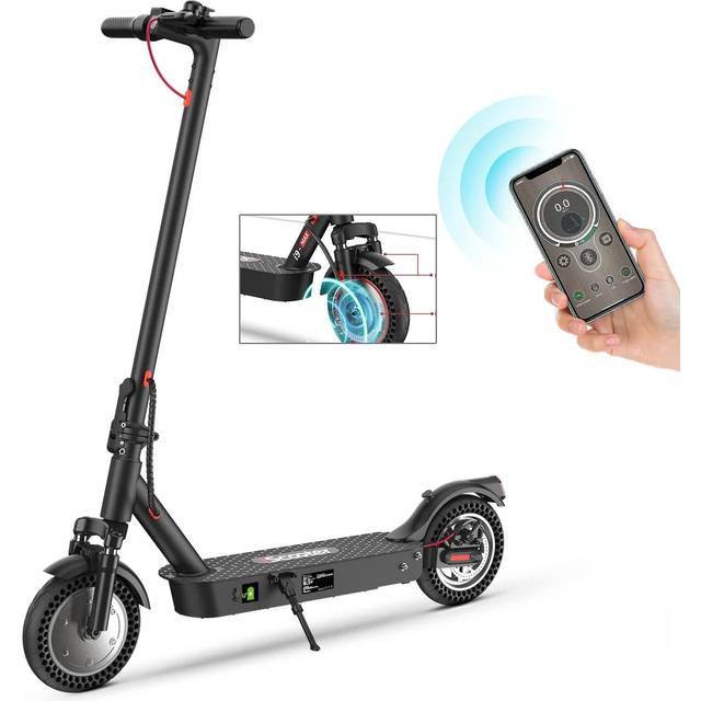 iScooter elektrisk skoter 35km/h Max hastighet 500W Motor 10Ah 10 tums Honeycomb däck med fjädring