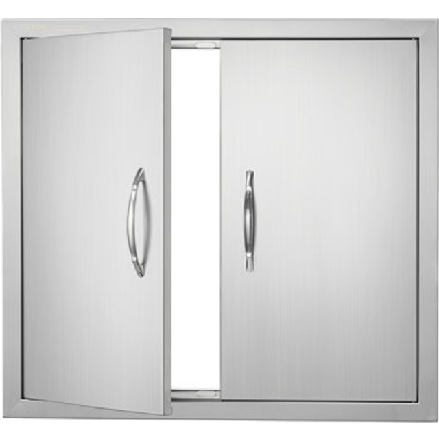 (26X24 inches) VEVOR BBQ Island Access Door Outdoor Kitchen Door Stainless Steel