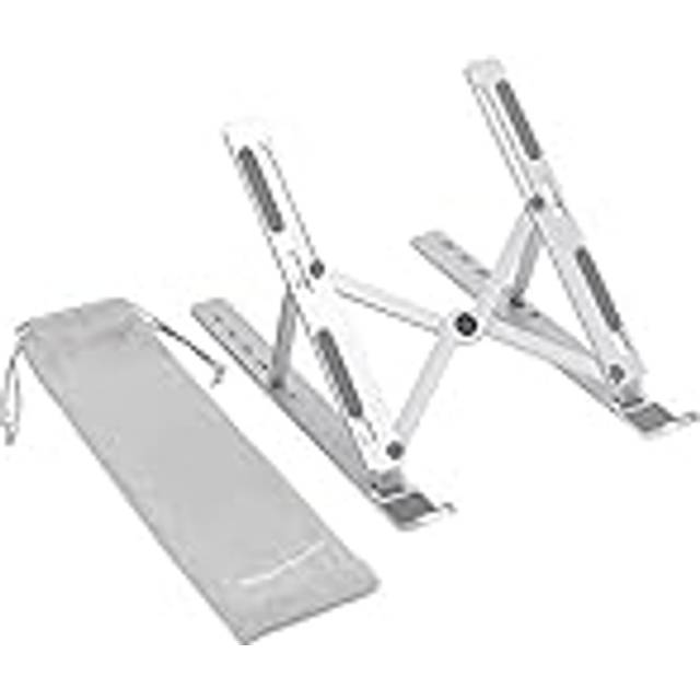 Amazon basics laptop stand with 6-angle adjustment, for laptops 10 (25.4 cm)...