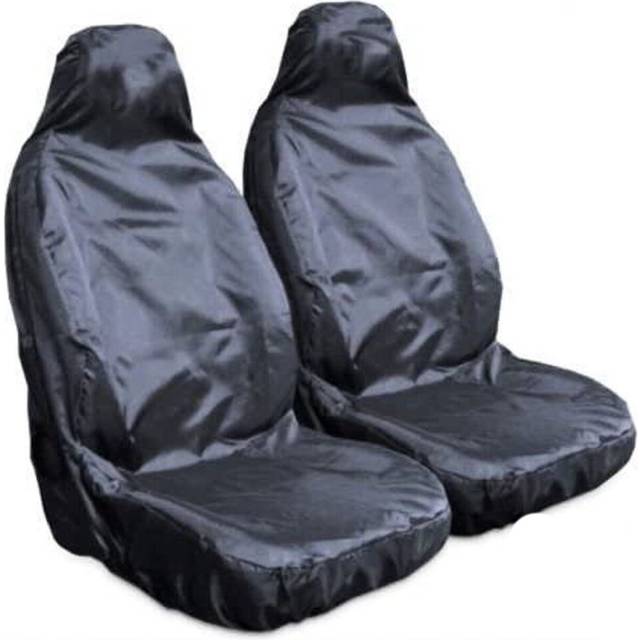 (Front Black) Seat Covers Water Resistant To Fit Renault 21 Nevada Options Of Front, Rear,Sets