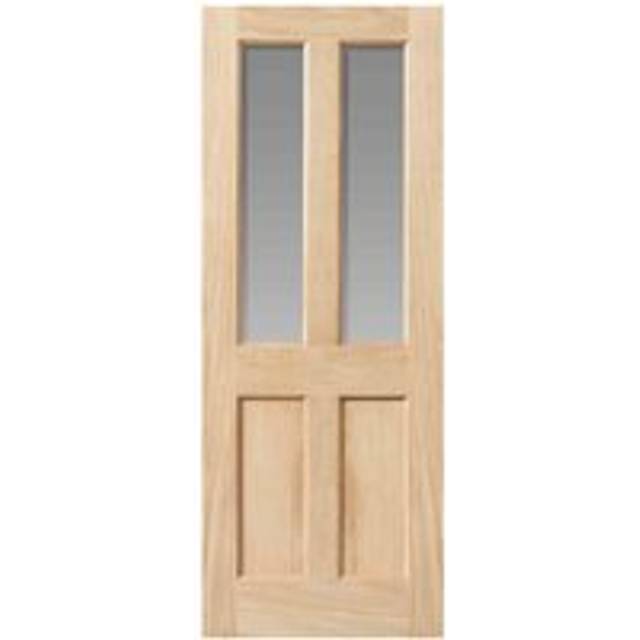 JB Kind Severn Oak Glazed Internal Door (Size: 1981 x 838mm, Thickness: 35mm)