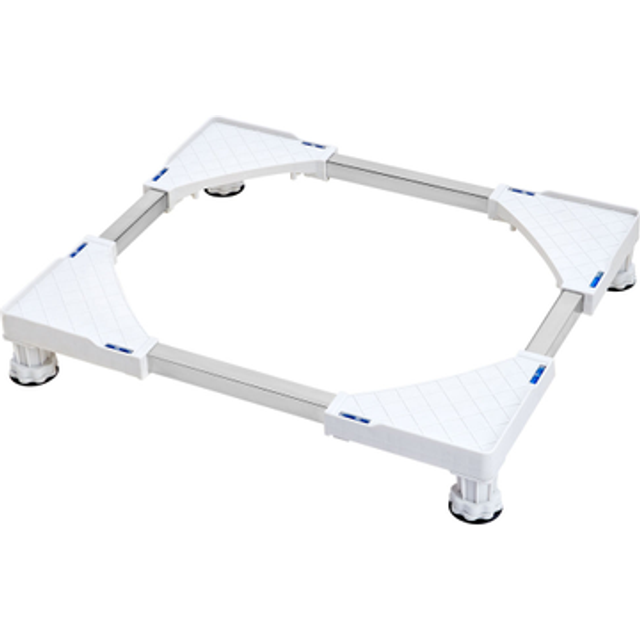 VEVOR Mini Fridge Stand Universal Laundry Pedestal, Adjustable with 4 Strong Feet, Washing Machine Base Multi-Functional for Washer And Dryer, 381-615mm Wide Expandable