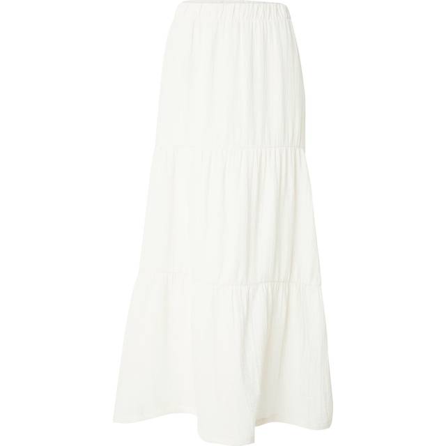 Pieces Cloud Dancer Sikka Maxi Skirt - S