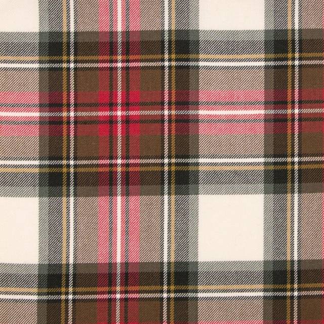 13oz Medium Fabric Stewart Dress Weathered Tartan 1 Metre