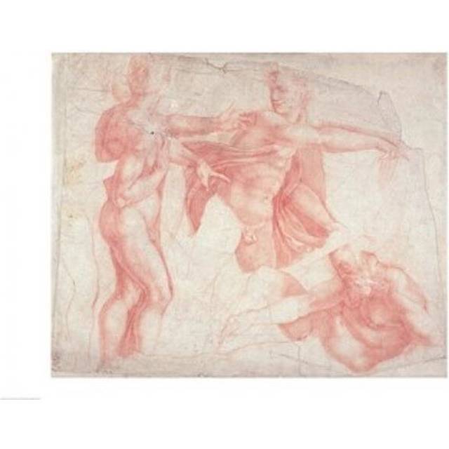 Studies of Male Nudes Poster Print by Michelangelo Buonarroti - 24 x 18 in.