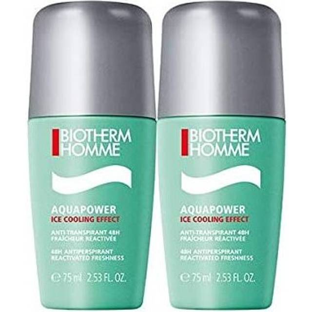 Biotherm Aquapower Antiperspirant Deodorant Aquapower 48h Men 2x75ml