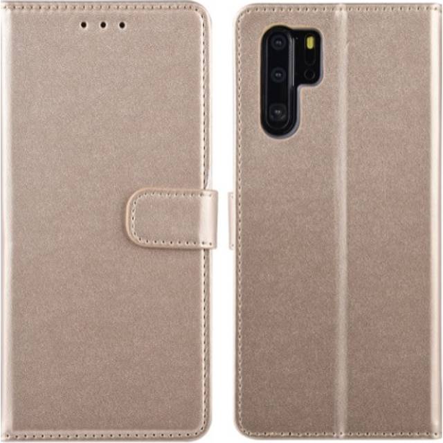 Plånboksfodral Huawei P30 Pro Guldfärgad med Ställ