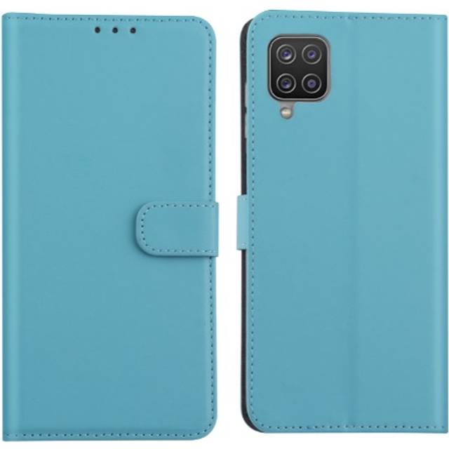 Plånboksfodral Samsung Galaxy A42 5G Ljusblå med Ställ