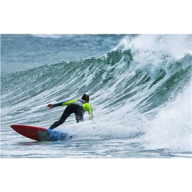 Surfer Catching A Wave - Tarifa Cadiz Andalusia Spain Poster Print by Ben Welsh, 38 x 24 - Large