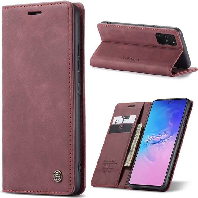 CaseMe vintage Samsung Galaxy S10 Lite fodral - Röd
