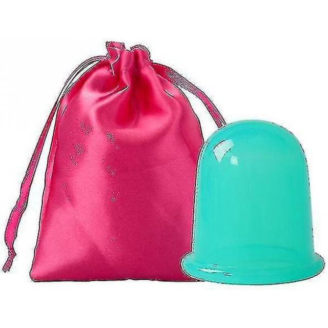 Silicone Vacuum Cup Suction Cups - Massage, Body, Face, Neck, Cellulite(green With Bag)