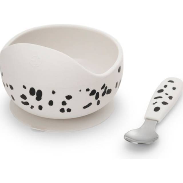 Elodie Silicone Bowl Set Dalmatian Dots