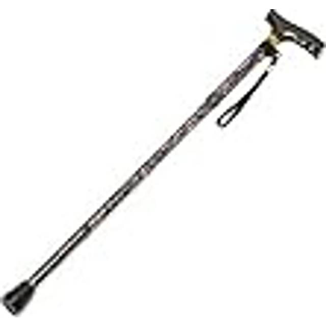 HOMECRAFT Vikbar färgad promenadstav med trähandtag, lätt justerbar promenadkäpp för balans, mobilitetshjälp, Paisley, 825-925 mm/33-37 tum, (berättigad till momsbefrielse i Storbritannien)