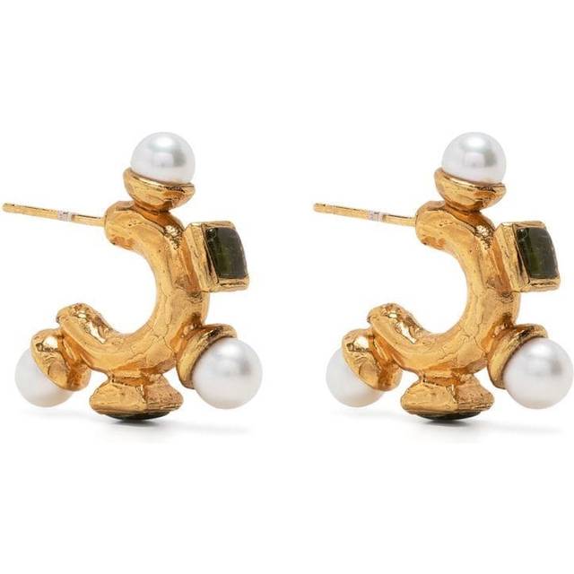 ALIGHIERI, Earrings, female, Yellow, ONE SIZE, The Traveller Path Earrings in Gold