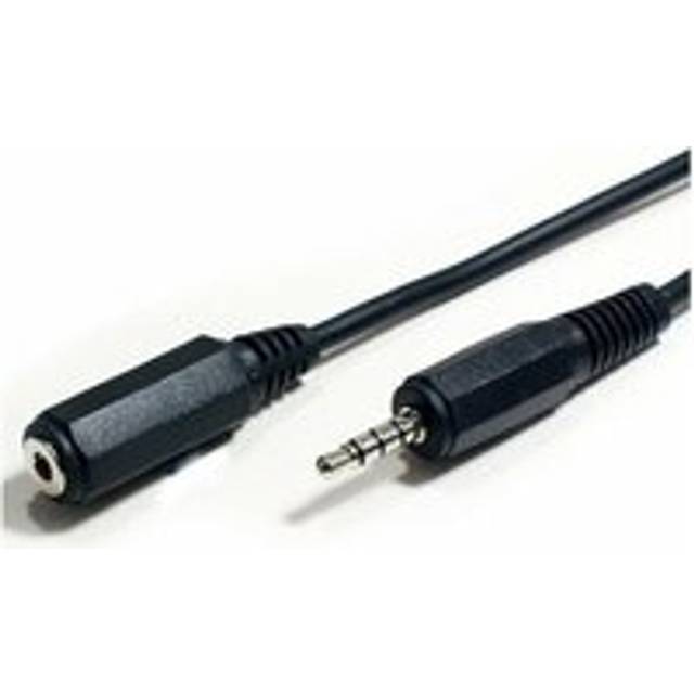 1m 3.5mm 4 pole aux jack plug to female socket extension cable iphone headphone