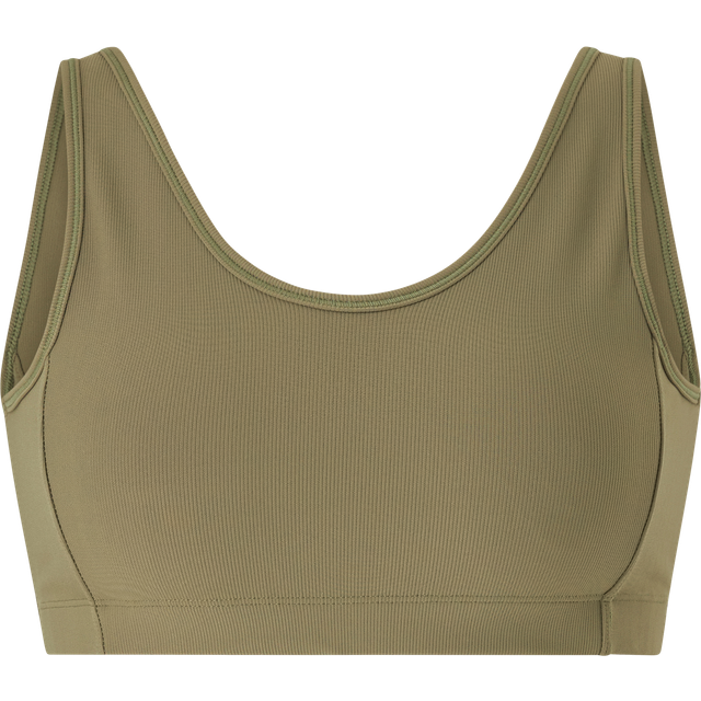 Ellos STUDIO - Sport-bh V-neck Structure - Grön