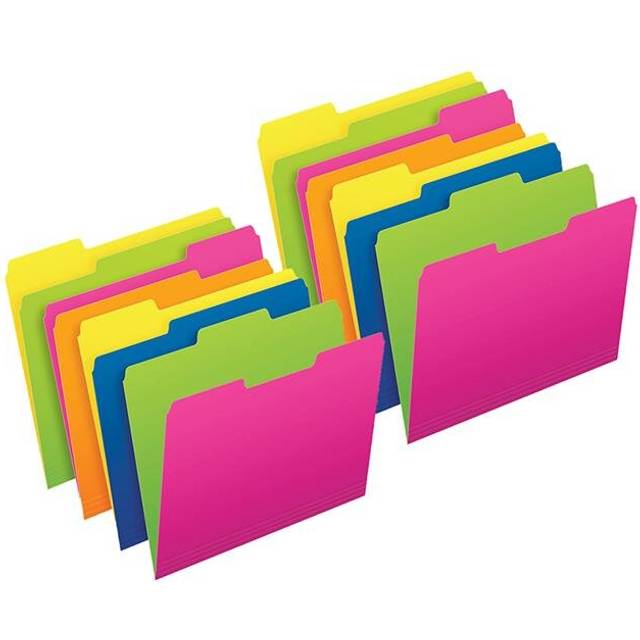 Twisted Glow File Folders - Pack of 2