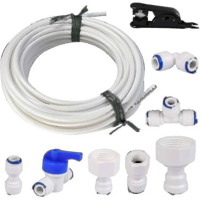 15 Meters Universal Water Supply Hose, 1/4inch Refrigerator Hose Connector Kit, Filter Tube, Parts And Accessories For European Refrigerators / Americ