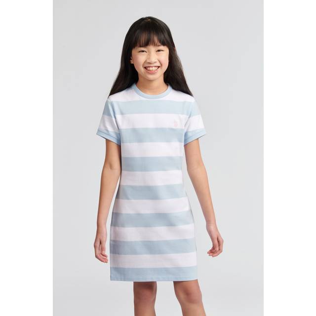 Striped T-Shirt Dress - Blue (12/13 Years)