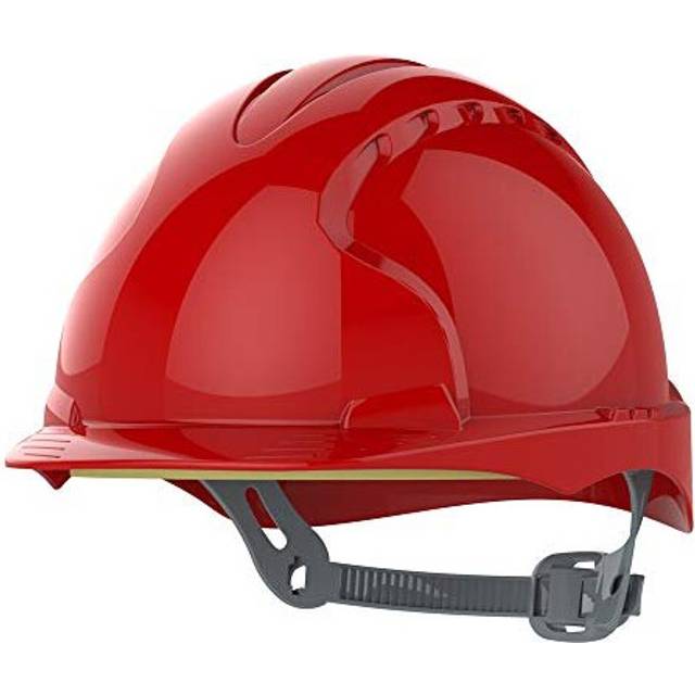 EVO2 Safety Helmet with Slip Ratchet - Red (JSP AJE030-000-600), One size