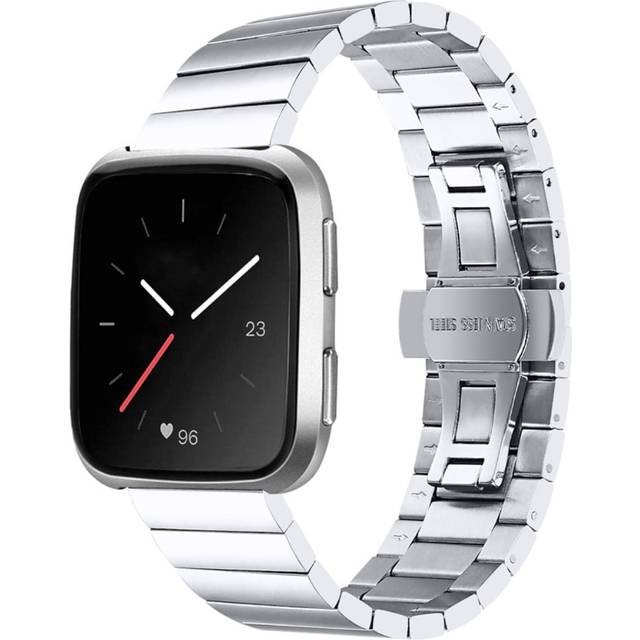 Fitbit Versa 2 / Versa Lite klockarmband i rostfritt stål - Silver