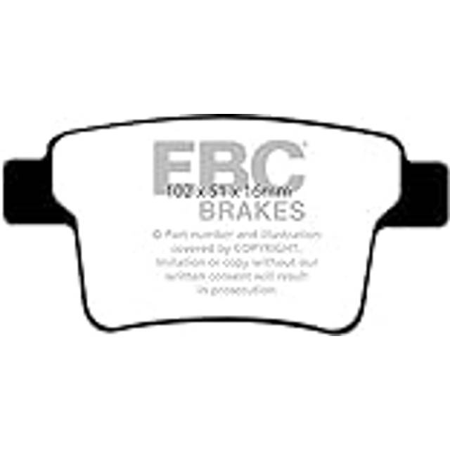 EBC Brakes Greenstuff Performance Brake Pads - Rear Pad Set - Bosch Calipers