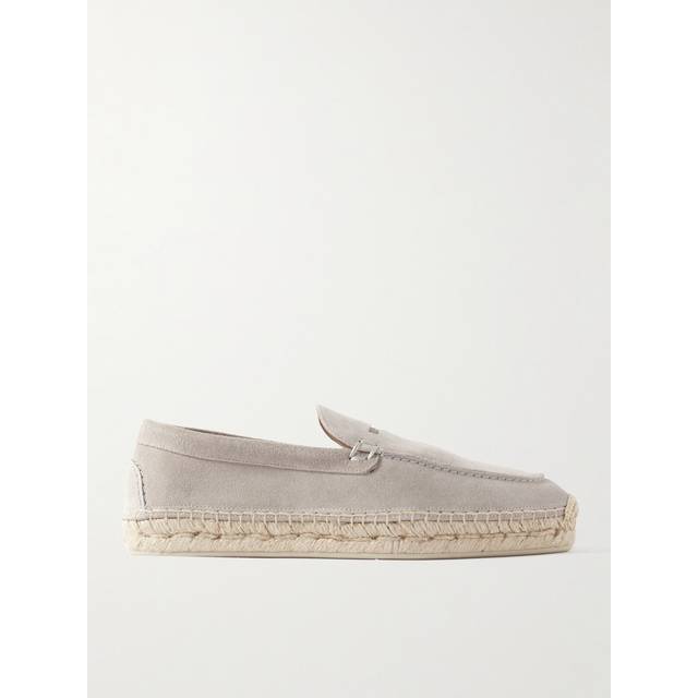 Christian Louboutin - Paquepapa Suede Espadrilles - Men - Gray - EU 41