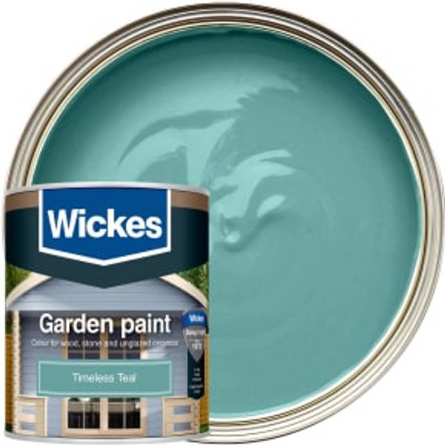 Wickes Garden Colour Matt Wood Treatment - Timeless Teal - 1L