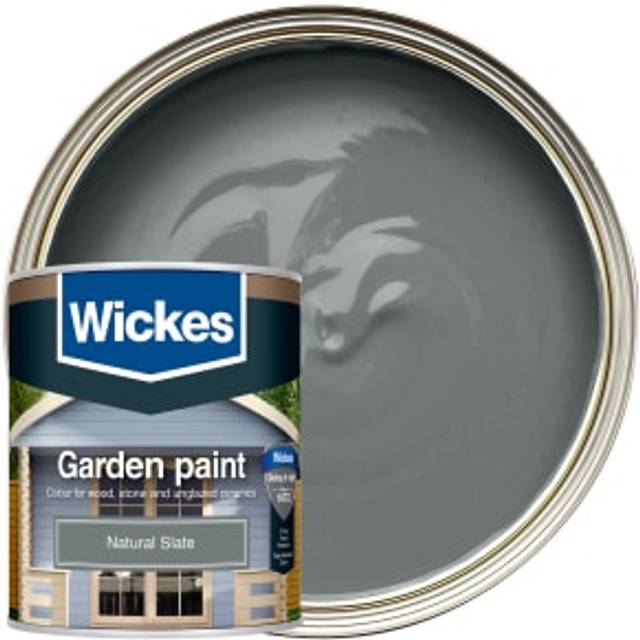 Wickes Garden Colour Matt Wood Treatment - Natural Slate - 1L