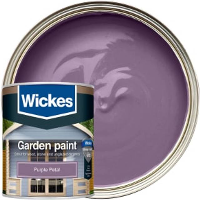 Wickes Garden Colour Matt Wood Treatment - Purple Petal - 1L