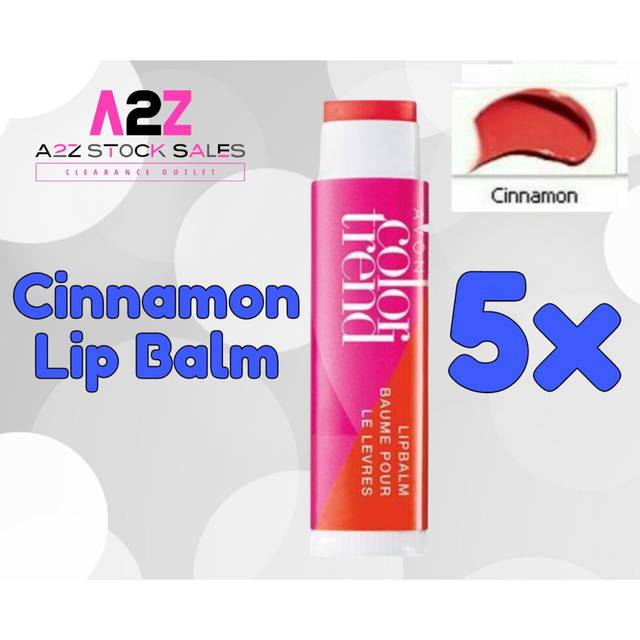5x Avon COLOR TREND Lush lips Balm - Cinnamon