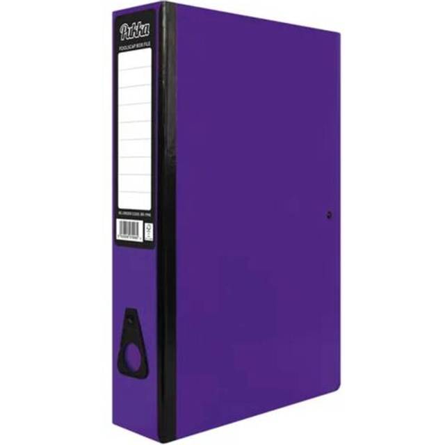 Pukka Brights Box File Foolscap Purple (Pack of 1) BR-7778