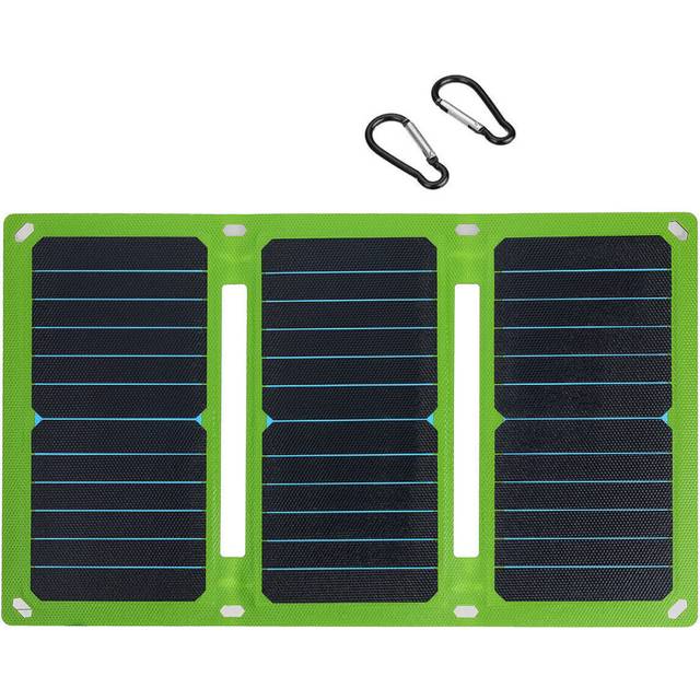 (38W) 38W/50W 5V/12V Foldable Solar Panel Charger ETFE Handbag Solar Power Bank Emergency Power Supply for Outdoor Camping Hiking Backpacking