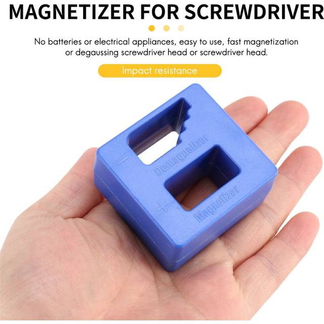 New Magnetizer Demagnetizer For Screwdriver Tips Screw Bits Magnetic Tool