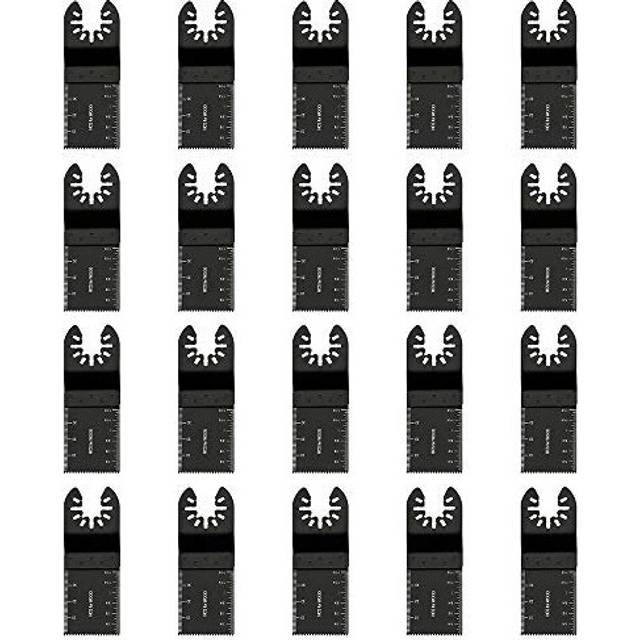 20PCS Oscillating Saw Blades Wood Metal Cutting Universal Quick Release Multitool Accessories for Bosch Craftsman Dewalt Dremel Fein Ridgid Tch Makita