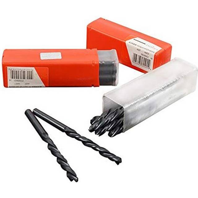 Jobber Twist Drills MASO 10 x 6.0mm Ground HSS Drill Bits Metric High Speed Steel Jobber Twist Drills Ideal for Processing of Iron, Wood, Aluminum,