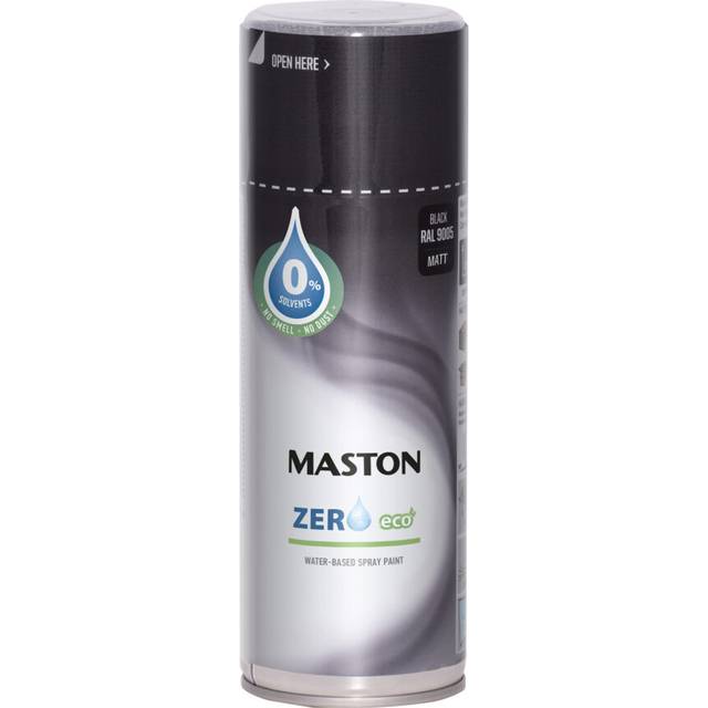 Maston Spray Paint Zero Black Matt RAL9005 400ml