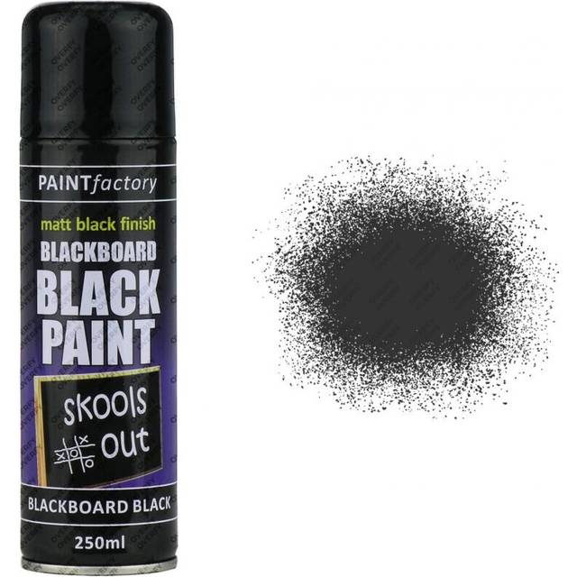 Black Chalkboard Spray Paint Satin 250ml