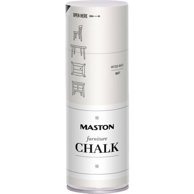Maston Spray Paint Furniture Chalk Matt Antique White 400ml