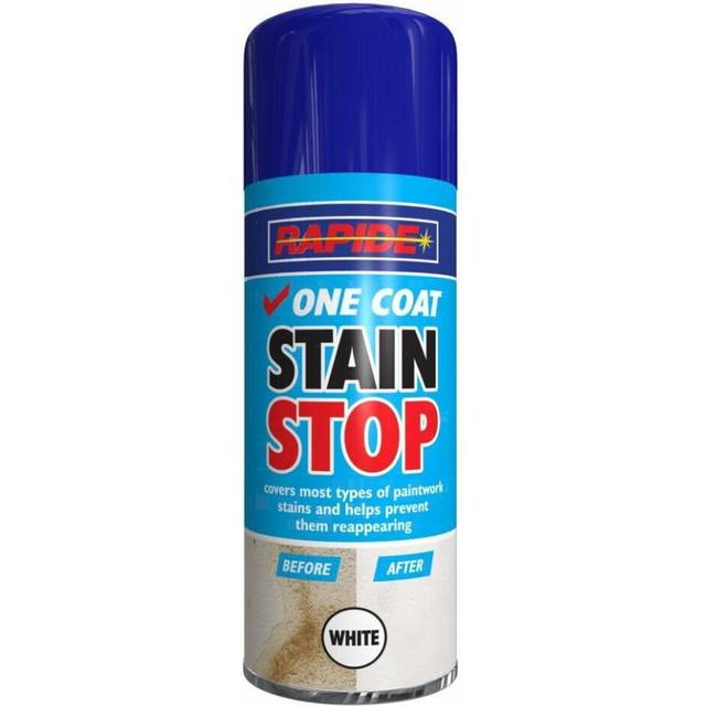 Rapide One Coat Stain Stop White Aerosol Spray 400ml