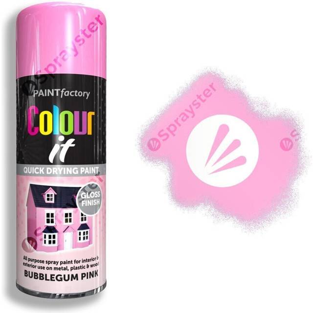 Colour it bubblegum pink spray paint gloss 400ml