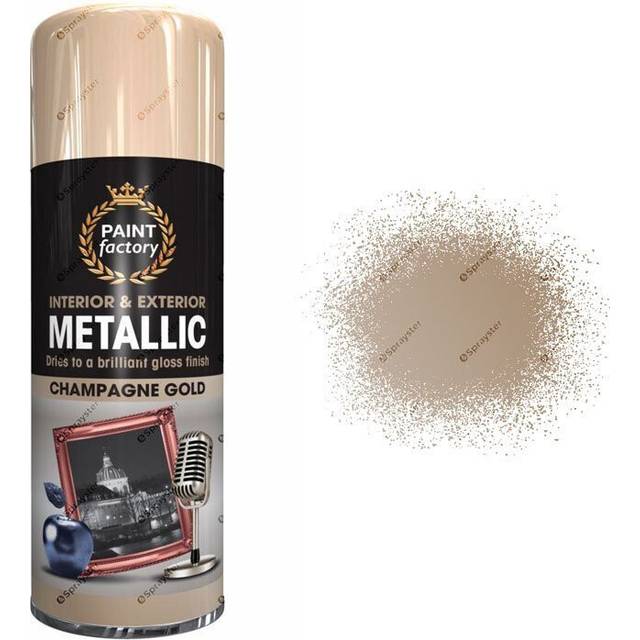 Metallic Champagne Gold Spray Paint Gloss 400ml