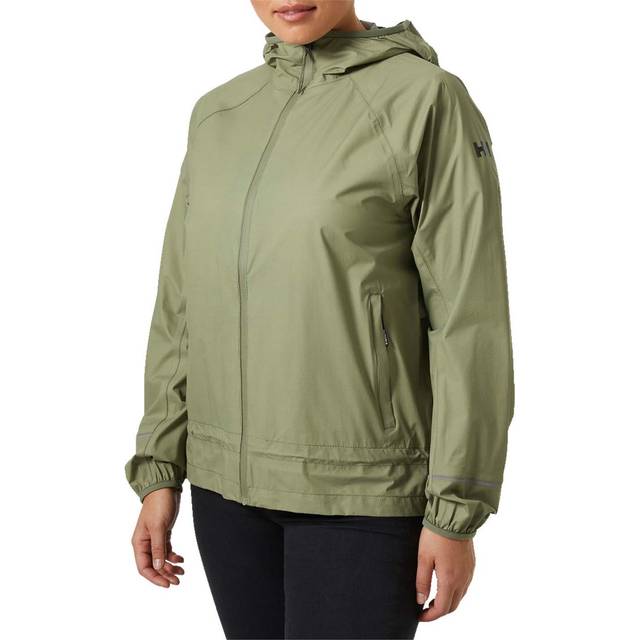 Helly Hansen Women’s Essence Light Rain Jacket Green XL - Lav Green