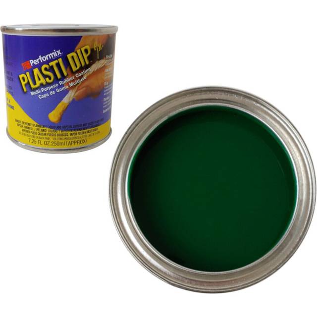 (Green) Plasti Dip Flexible Rubber Paint - Junior Can - 250ml
