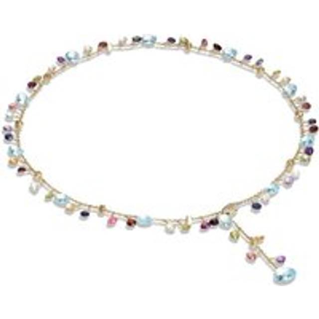 Marco Bicego Paradise 18ct Yellow Gold Mixed Stone Single Strand Necklace